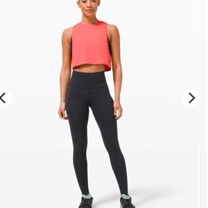 Lululemon Wunder Train High-Rise Tight as 8 28" Black barely worn
